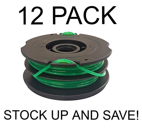 Dual Line Spool for Black /& Decker Trimmer DF-080 GH1100 GH2000 12-Pack