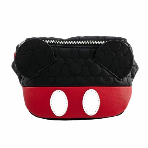 Loungefly X Disney Mickey Mouse Acolchado Bolso De La Cintura