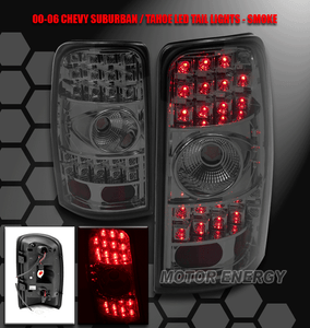 00-06 SUBURBAN TAHOE YUKON XL DENALI LED TAIL BRAKE LIGHT SMOKE LS LT SL SLE SLT