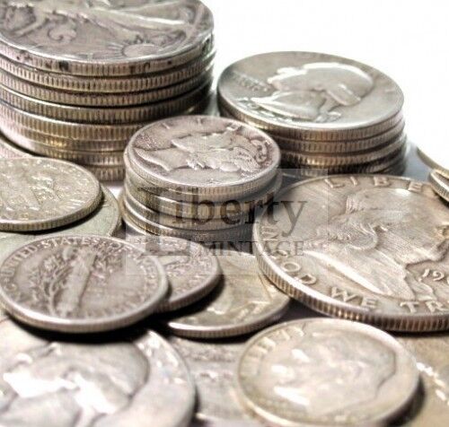 Half Dollars 90/% Silver U.S Coin Lot Quarters or Dimes $1 Face Value