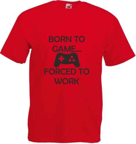 Born to Jeu Homme T-shirt Imprimé Décontracté Manches Courtes Tee Shirt pour les joueurs 