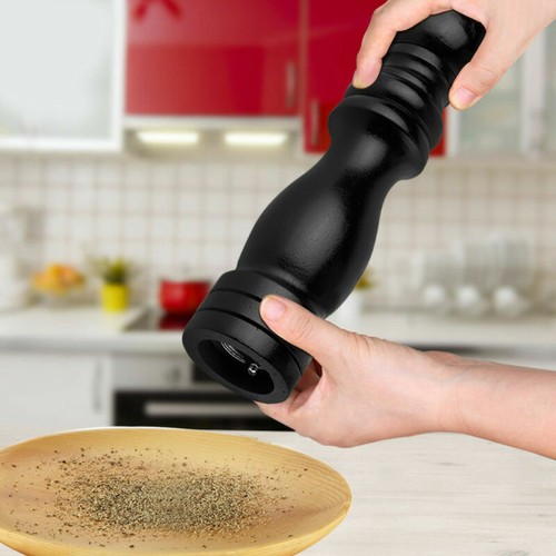 Salt Pepper Grinder Mill Hand Wood Adjustable Movement Tool for Kitchen 5/"//6/"//8/"
