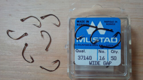 Shrimp/Caddis Hooks Mustad 37140 Various Sizes & Quantities Wide From Norway 