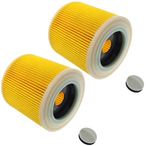 2x Patronenfilter Lamellenfilter für Kärcher A1000 A1001 A2000 A2003 A2004 A2101