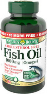 135 Fish Oil 1000mg Omega-3 Cholesterol Free Nature's ...