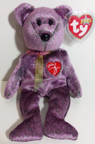 RETIRED TY Beanie Babies /"2000 SIGNATURE BEAR/" New with Tag MWMT MUST HAVE