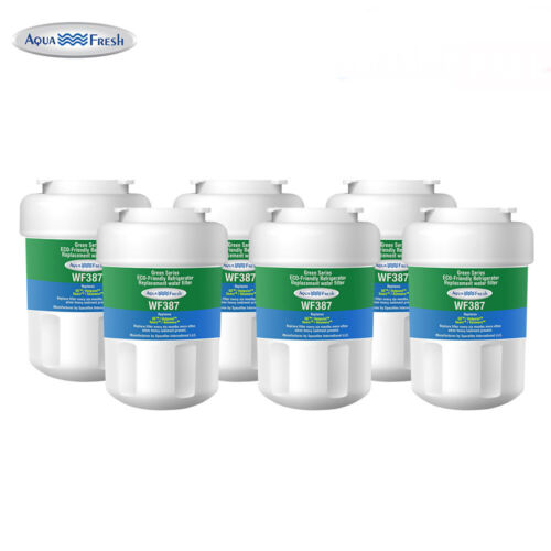 6 Replacement MWF Water Filter For GE GSH25JSDESS Refrigerator by Aqua Fresh 