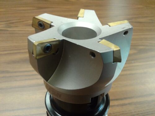 APKT #506-75AP-30 BT40 3/" 75 degree indexable face shell mill,milling cutter