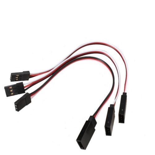 3pcs 150mm 300mm RC Servo Extension Cord Cable Wire Lead JR Futaba Connector