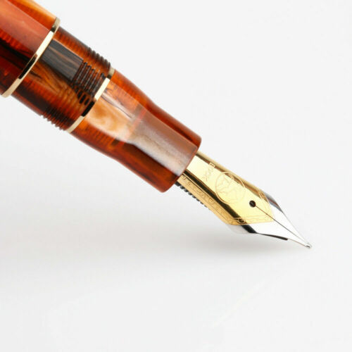 Ink Pen Mojiang M800 Acrylic Resin Fountain Pen BOCK//Moonman F Nib（0.5mm Nib