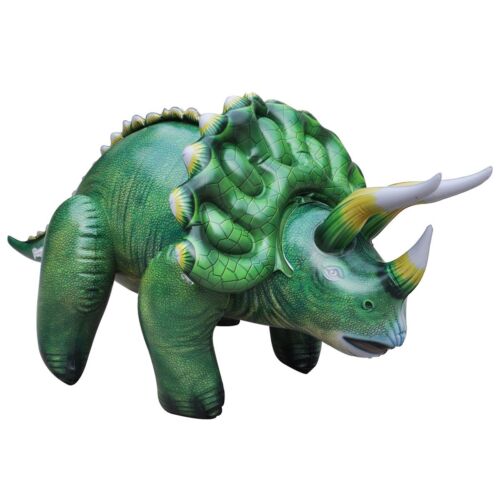 Jet CreationsInflatable Triceratops dinosaur 43 inch long Birthday party toy fun