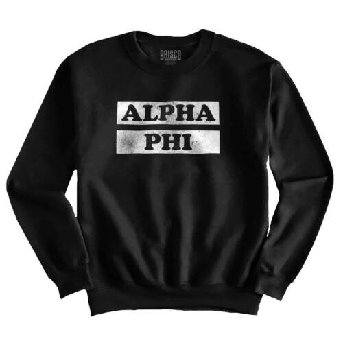 Official Alpha Phi Sorority Pride Greek Life Girls Youth Crewneck Sweatshirts