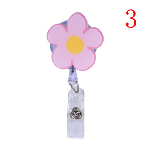 Details about   Cartoon ID Name Retractable Badge Reel Pull Clip Office Nurse Key Card Hol Q* 