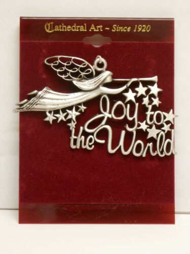 Pewter Angel Ornament CO304 Joy to the world