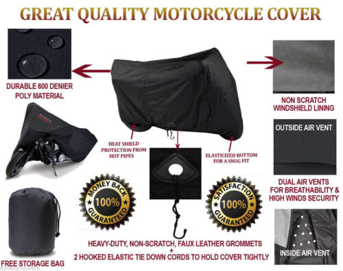GL18HPM HEAVY-DUTY BIKE MOTORCYCLE COVER Honda Gold Wing Audio Comfort