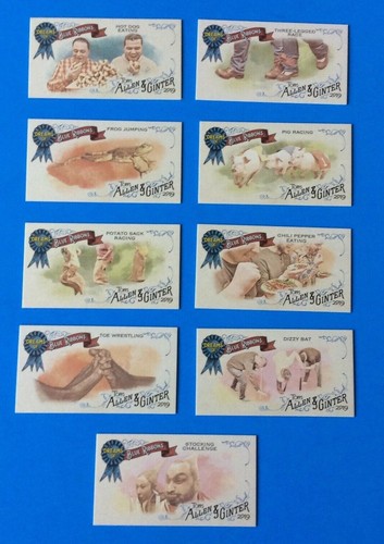 15 Cards Set DREAMS of BLUE RIBBON 2019 Topps Allen /& Ginter Complete set