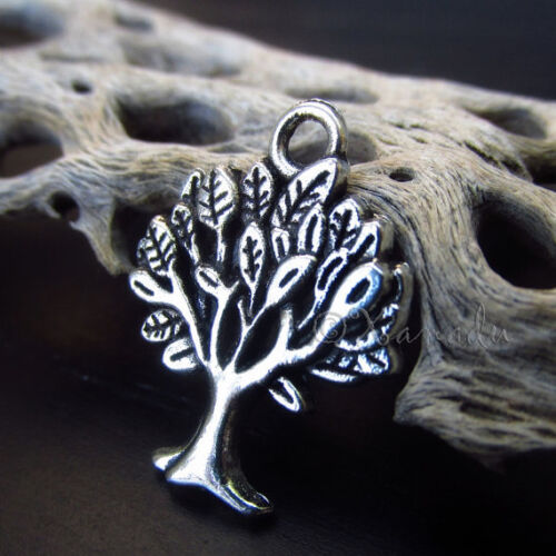 10PCs Tree Of Life Wholesale Antiqued Silver Plated Pendant Charms C5574 