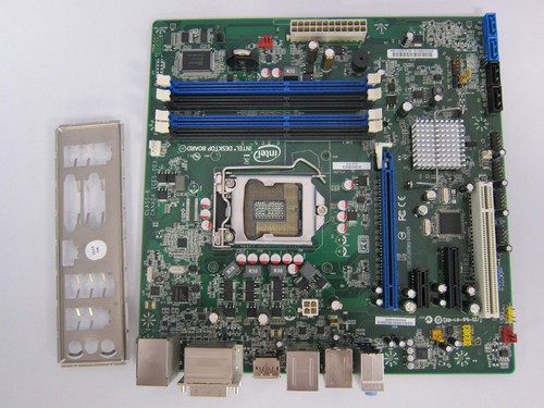 I//O shield FULLY TESTED LGA1155 SOCKET MICRO ATX Intel Motherboard DQ67SW