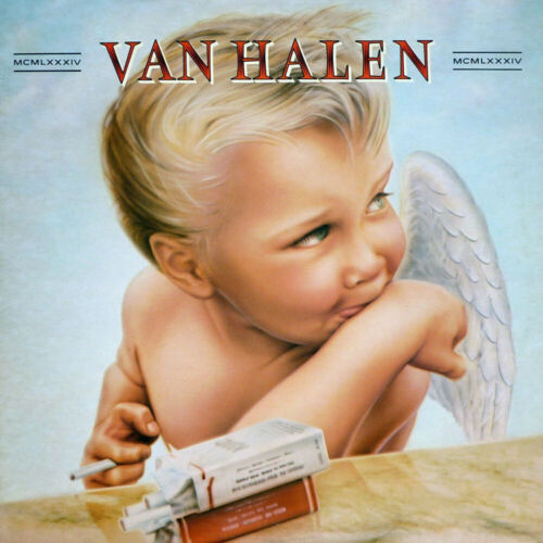 1984 Van Halen Hard Rock Band Album Cover Poster Silk Art fabric decor24x24V1137