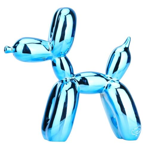 Resin Balloon Dogs Home decor Statue Cute Shiny Animal Dog Sculpture Figurines 
