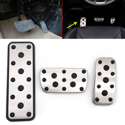 Foot Gas Brake Pedals Cover Set Fit Subaru Legacy Outback XV Impreza Forester