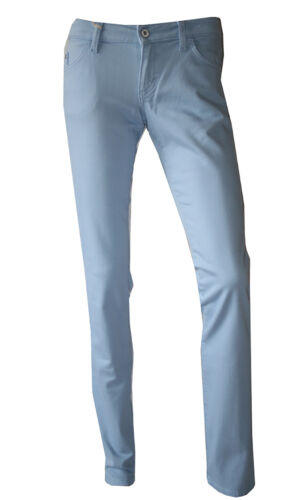 Mustang Lili Tube Jeans Femmes Pantalon Slim Fit bleu ciel w25-w33 Neuf