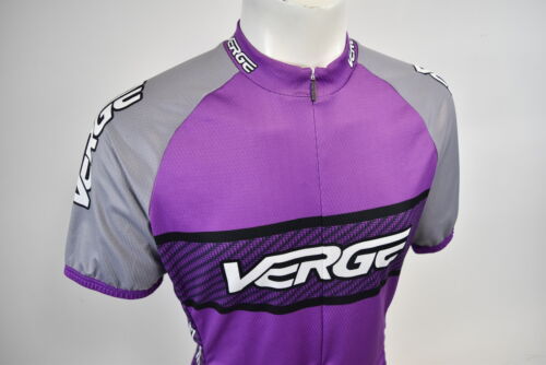 Details about  / Verge Women/'s Classic Sport Short Sleeve Cycling Jersey Medium Purple//Gray NOS