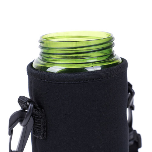 420-1500ml Neoprene Water Bottle Carrier Insulated Cover Bag Holder Strap Tra PE