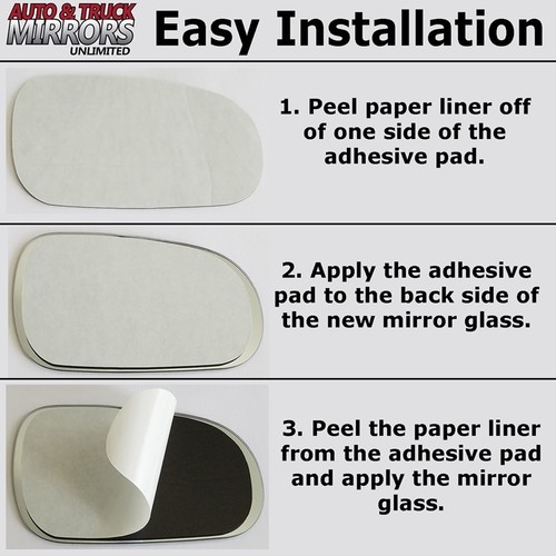 Mirror Glass Replacement Full Adhesive For 03-08 Fx35 Or Fx45 Passenger Side