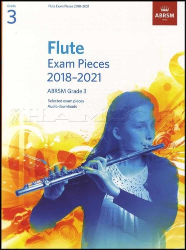 Flute Exam Pieces 2018-2021 ABRSM Grade 3 Sheet Music Book with Audio