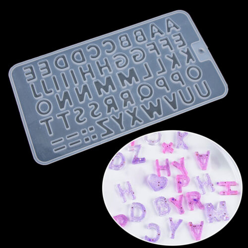 UV Epoxy Letters Resin Mold Casting Molds Silicone Mould Jewelry Making Tools