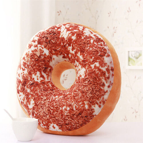 3D Soft Pillow Cover case Plush Donuts Home Decoration Cushion Pillowcase Gifts 