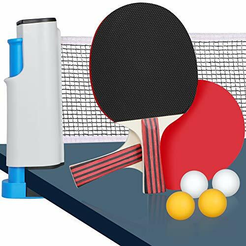 All-in-One Portable Ping Pong Set-Tennis de Table Set Avec Rétractable Net Incl...