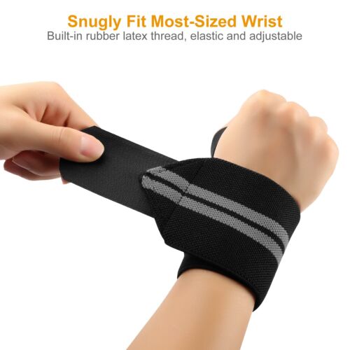 Adjustable Gym Weight Lift Wrist Wrap Support Fitness Training Bandage Straps US
