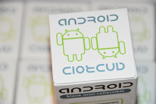 Android Blank Mini Figure DIY vinyl toy Dead Zebra Robot Google Andrew Bell