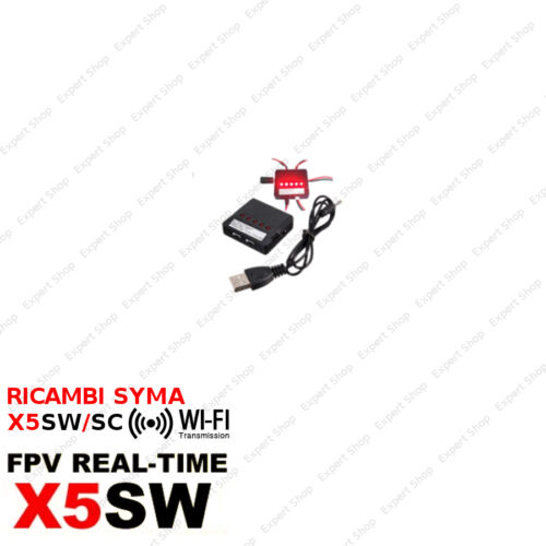 Ricambi DRONE SYMA X5SW//SC WIFI FPV eliche batterie caricatore usb camera motori