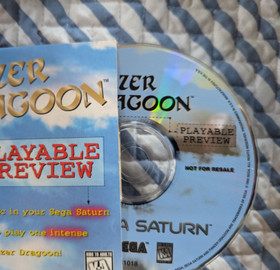 Panzer Dragoon Playable Preview Demo Complete w/sleeve - Sega Saturn Video Game