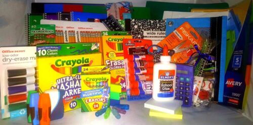 Elementary School Supplies Bundle K 1st 2nd 3rd 4th 5th---All Over 100 Pieces! 