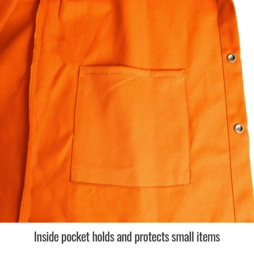 Revco Black Stallion 9 oz FR 30" Orange Cotton Welding Jacket Size XL 