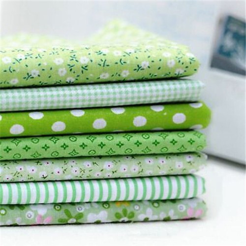 7Pcs Floral Print Sewing Patchwork Cloth Material Cotton Fabric Handmade 25//50CM