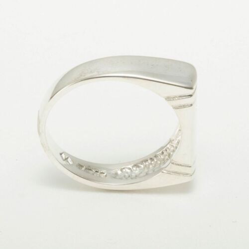 Details about   925 Sterling Silver Natural Sapphire Mens Modern Band Ring Sizes J to Z 