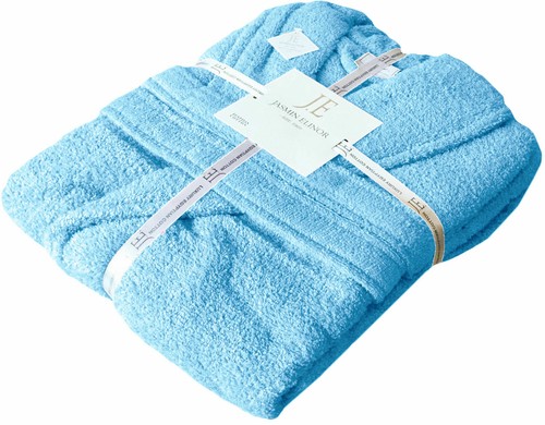 Unisex Hooded 100/% Egyptian Cotton Terry Towel Bathrobe Dressing Gown Spa Hotel