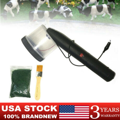 Electronic Advanced Static Grass Flock Applicator ABS for Train Scenery DIY USA