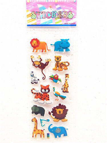 1 Sheet Animal Stereoscopic Puffy Bubble Wall Stickers Lot Kids/' Crafts Gift US