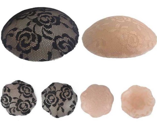 Silikon NippelCover ca 6,5cm mit Muster Brustwarzenabdeckung selbstklebend