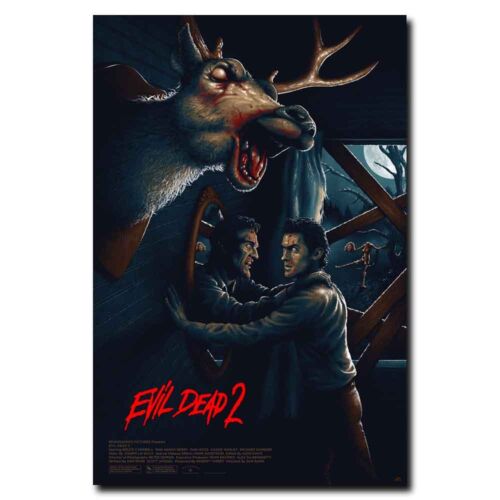 Evil Dead 2 12x18/24x36inch Classic Horror Movie Silk Poster Art Print Decor 