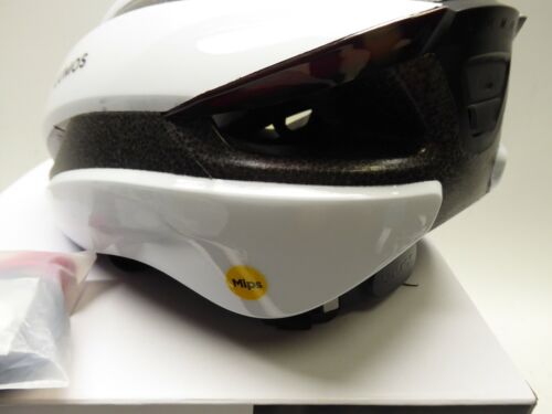 White M/L with Remote Lumos Ultra MIPS Helmet 