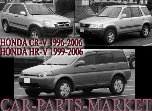 Left Passenger side Wing door mirror glass for Honda HR-V 1999-2006