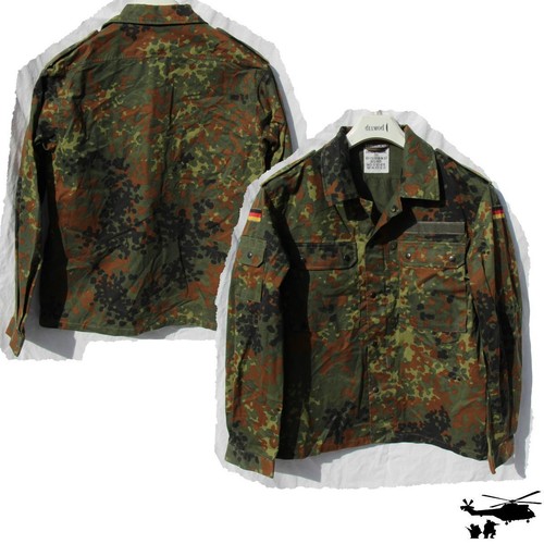 WÜSTENTARN JACKE GOTCHA FREIZEITHEMD ORIGINAL BUNDESWEHR FELDBLUSE FLECKTARN