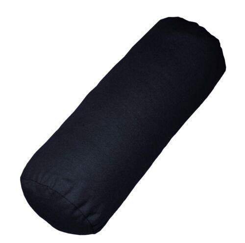 aa134g Navy Blue Cotton Canvas Fabric Yoga Bolster Cushion Cover Custom Size 